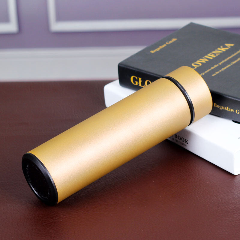 デジタルディスプレイ付き スマート保温カップ ステンレス製 温度管理 水筒 智能温度測定機能付き 温度表示カップ ギフト用