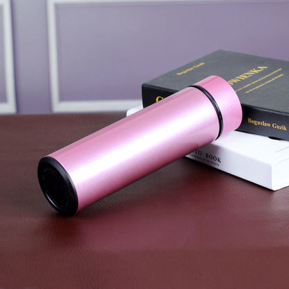 デジタルディスプレイ付き スマート保温カップ ステンレス製 温度管理 水筒 智能温度測定機能付き 温度表示カップ ギフト用