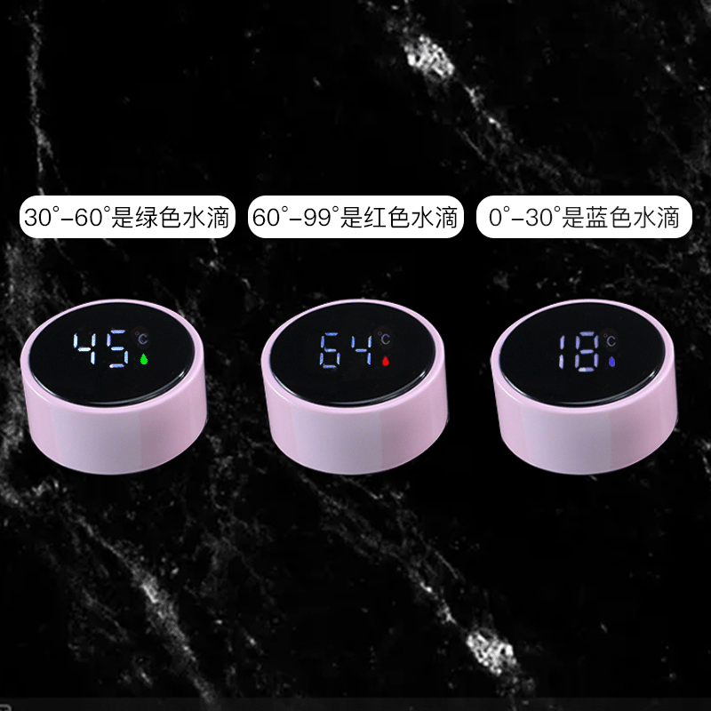 デジタルディスプレイ付き スマート保温カップ ステンレス製 温度管理 水筒 智能温度測定機能付き 温度表示カップ ギフト用