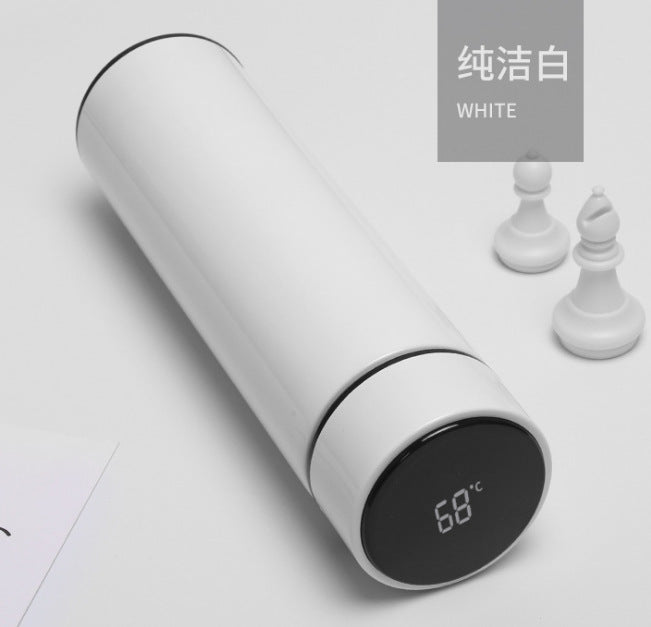 デジタルディスプレイ付き スマート保温カップ ステンレス製 温度管理 水筒 智能温度測定機能付き 温度表示カップ ギフト用