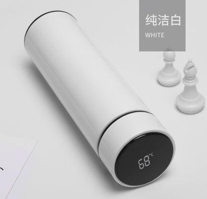 デジタルディスプレイ付き スマート保温カップ ステンレス製 温度管理 水筒 智能温度測定機能付き 温度表示カップ ギフト用