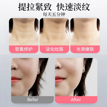 首のシワ取りネックマッサージャー・小型ドルフィン美容器・微電流家庭用ネックリフトアップ機・首元ケア美容器