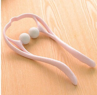 家庭用ネック＆ショルダーマッサージャー｜手動経絡マッサージボール｜オフィス向けツボ押し首・肩リラクゼーション器具