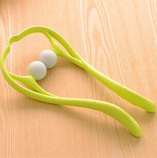 家庭用ネック＆ショルダーマッサージャー｜手動経絡マッサージボール｜オフィス向けツボ押し首・肩リラクゼーション器具