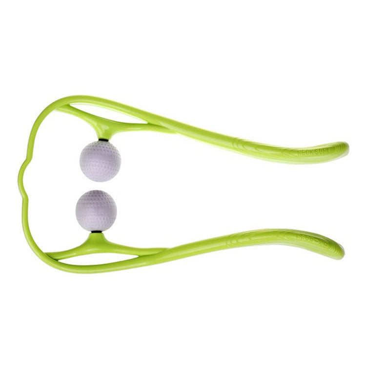 家庭用ネック＆ショルダーマッサージャー｜手動経絡マッサージボール｜オフィス向けツボ押し首・肩リラクゼーション器具