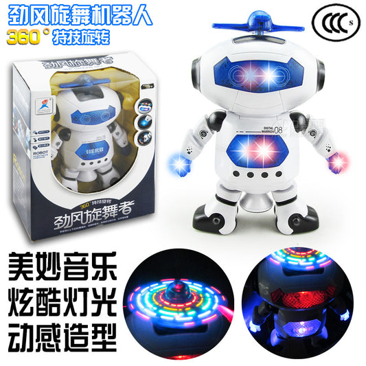 人気の電動ダンシングスペースロボット 屋台やストリートで大人気のホットセールおもちゃ。音楽とライトに合わせてダンスするロボットです。