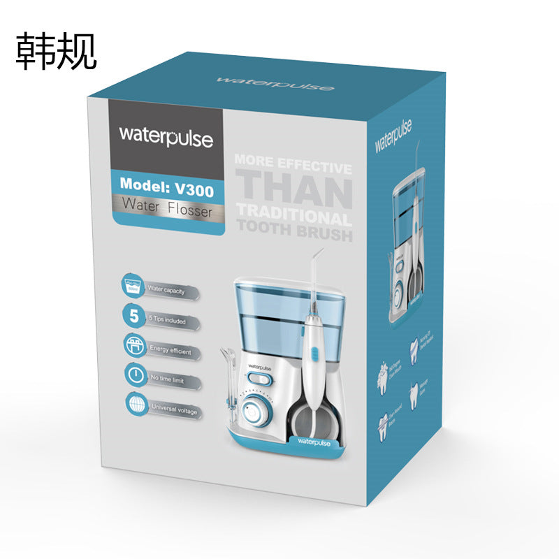 Waterpulse（ウォーターパルス）Jianshibao V300 電動家庭用 口腔洗浄器 ウォーターフロッサー・デンタルクリーナー 赤色モデル