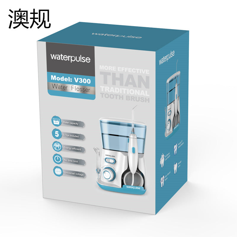 Waterpulse（ウォーターパルス）Jianshibao V300 電動家庭用 口腔洗浄器 ウォーターフロッサー・デンタルクリーナー 赤色モデル