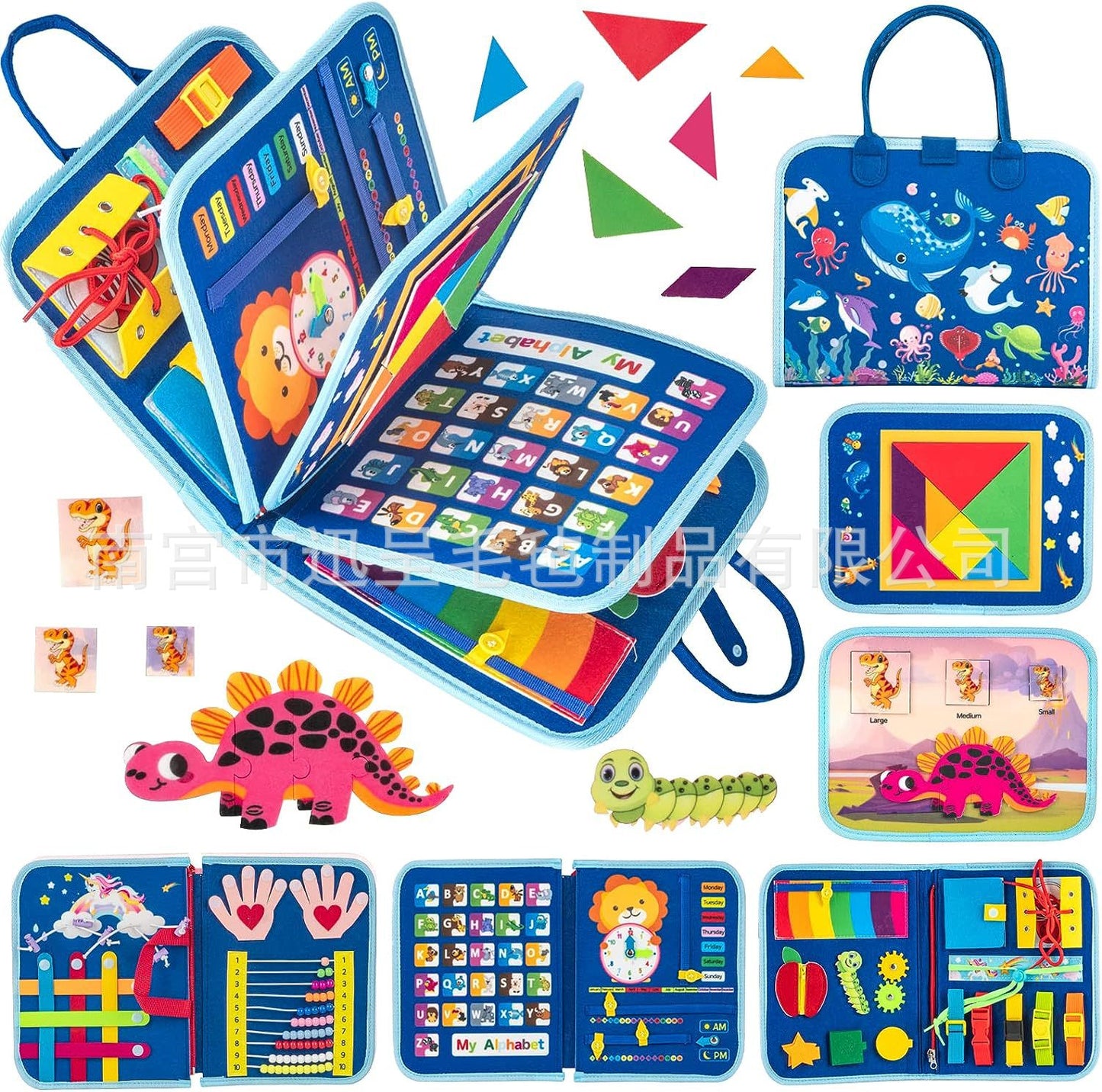 越境販売用 フェルト学習ボード｜幼児教育玩具｜DIY着せ替え学習ボード｜Amazon子供用ビジーボード 卸売対応