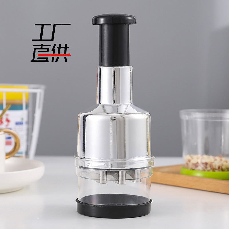 ⭐ 商品タイトル 多機能ガーリックカッター｜手動にんにくチョッパー｜キッチン用品｜家庭用ステンレス製ガーリックプレス