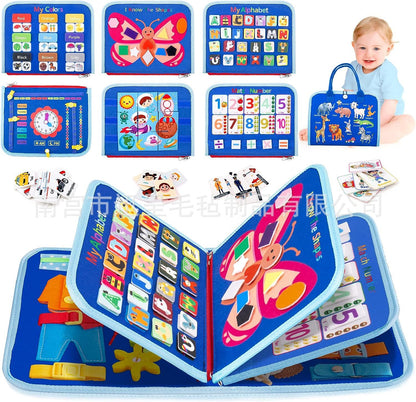 越境販売用 フェルト学習ボード｜幼児教育玩具｜DIY着せ替え学習ボード｜Amazon子供用ビジーボード 卸売対応