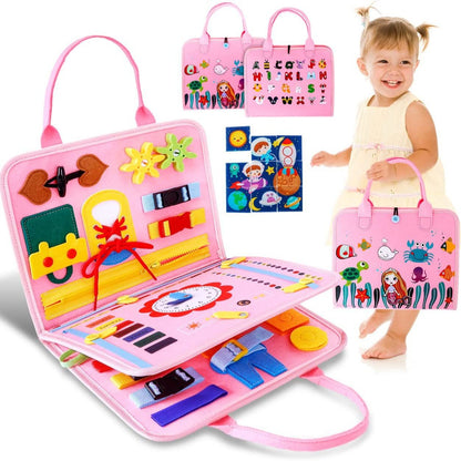 越境販売用 フェルト学習ボード｜幼児教育玩具｜DIY着せ替え学習ボード｜Amazon子供用ビジーボード 卸売対応